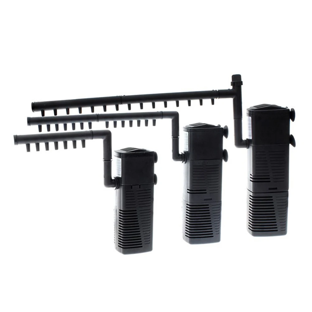 

3 in 1 Aquarium Circulation Pump Submersible Water Pump Oxygen Device Filter for Aquarium Fish Tank Pond with EU Plug