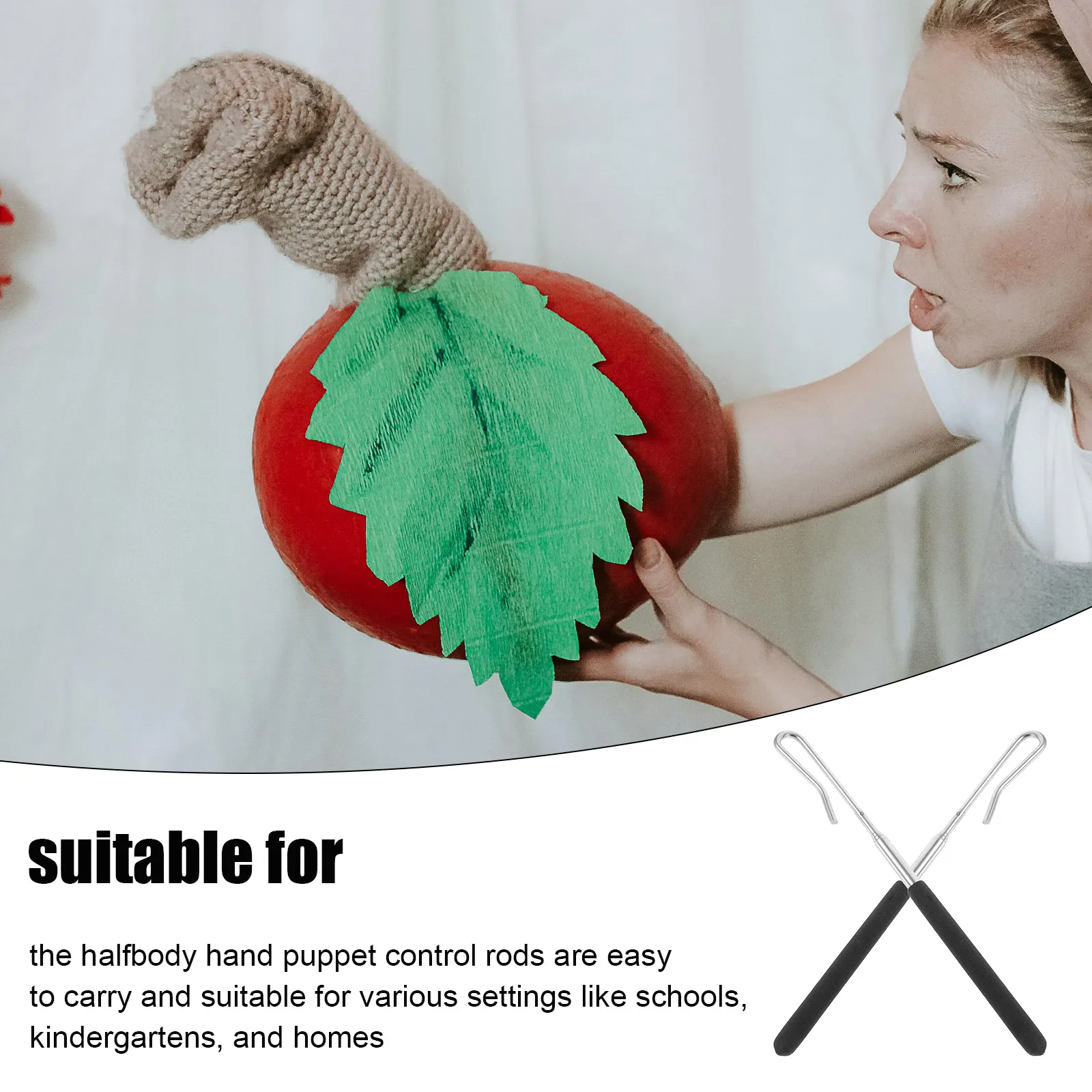 2pcs หุ่นมือควบคุมแท่งสแตนเลสจอยสติ๊กเครื่องมือแขนโลหะจับน้ําหนักเบาอุปกรณ์เสริมหุ่น