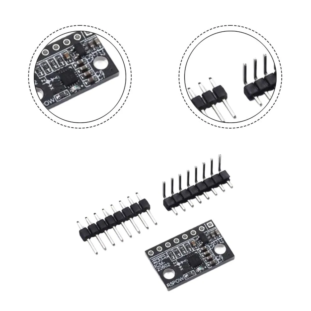 ICM-20602 Six-Axis Accelerometer-Gyroscope Sensor MPU-6050 Replacement Part Dual Communication 12.7mmx20.32mm
