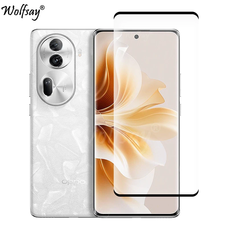 Full Cover Tempered Glass For Oppo Reno 11 5G Screen Protector Oppo Reno11 Pro 5G Camera Glass For Oppo Reno 11 Glass 6.7 inch