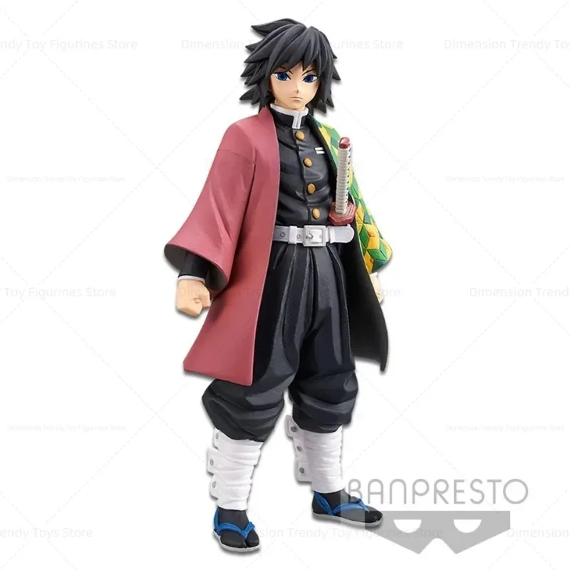 In Stock Bandai Original Banpresto Anime Demon Slayer Tomioka Giyuu Action Figure Model Toy Gift for Kids DT