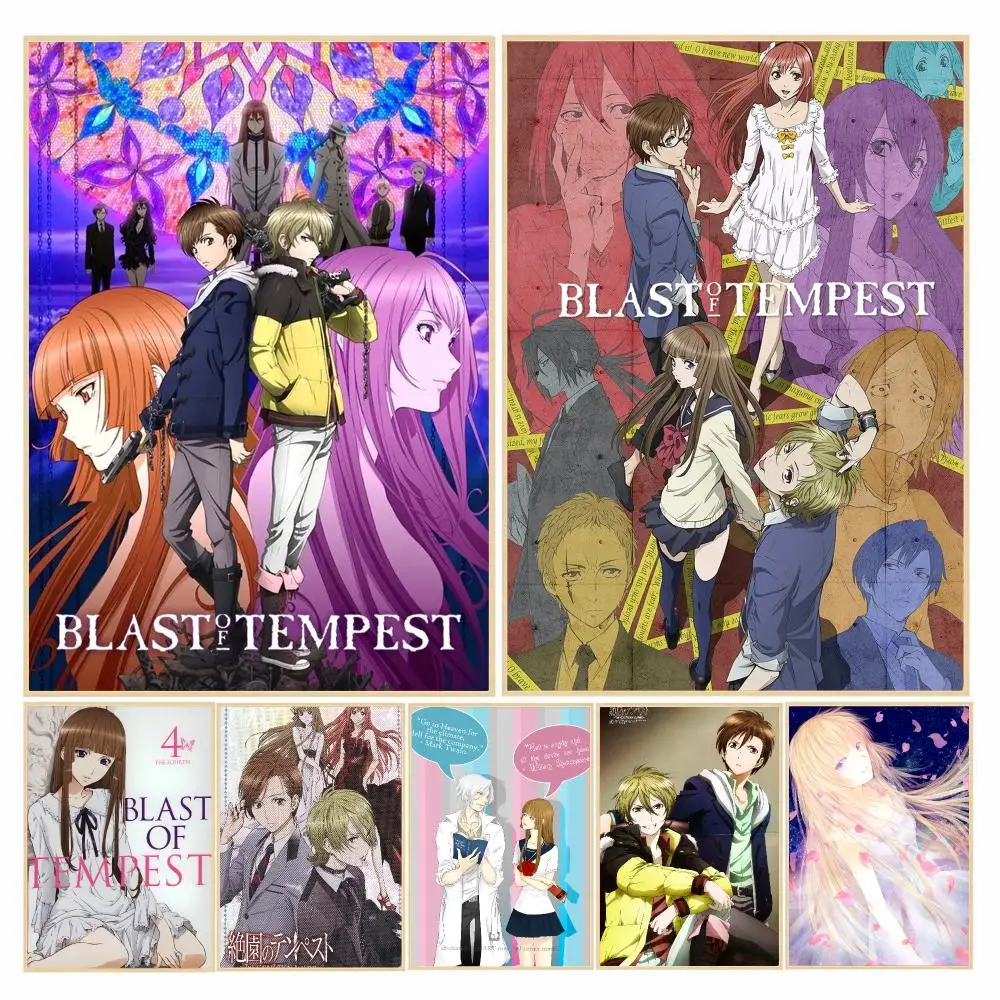 anime B-Blast of Tempest-T Poster Decorative Wall Art Sticker for Cafe Office Bedroom and Living Room