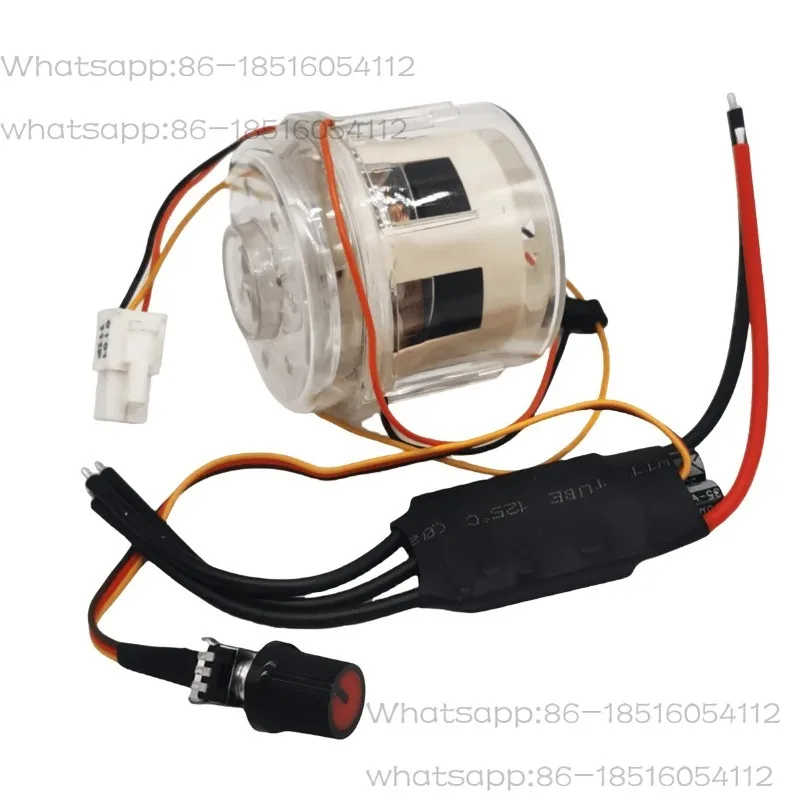 

12V/24V Brushless Dual Turbo High-Speed Fan Imported Violent DIY Vacuum Cleaner Blower Hair Dryer for Home Improvement