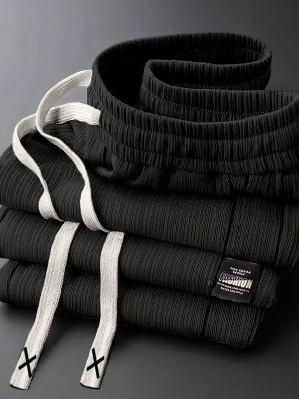 Plones de trabajo elásticos de seda de hielo, pierna recta hoada, resistentes al desgaste para trabajo en el sitio de c...