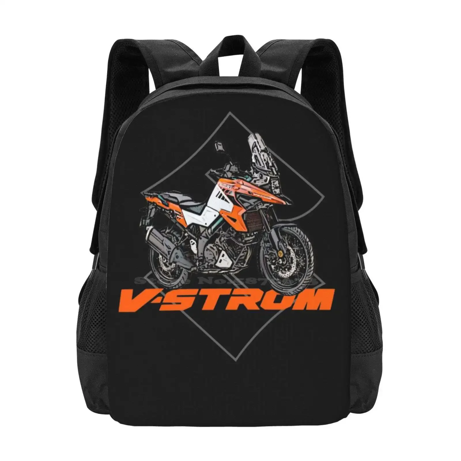 

Vstrom 1050 Сумка для рисования Рюкзак для мужчин, женщин, девочек-подростков Vstrom V Strom Motorcycle Bikers Xt 1050 Woman Kid Girl Funny