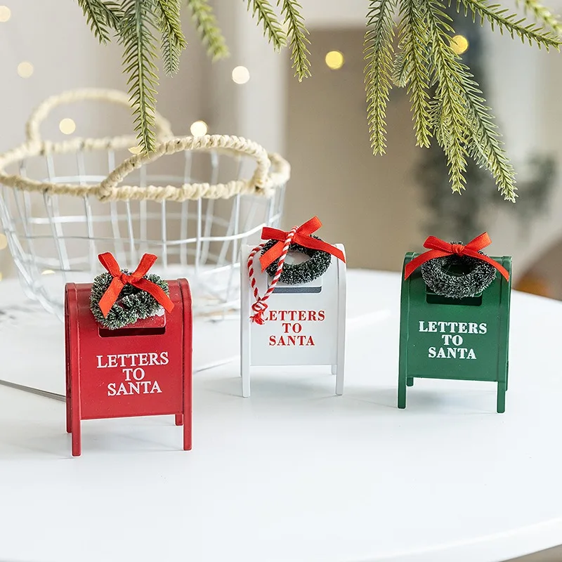 Christmas Tree Decoration Ornaments Ironwork Wreath Mailbox Decorations Christmas Tree Home Store Arrangement Christmas Gifts