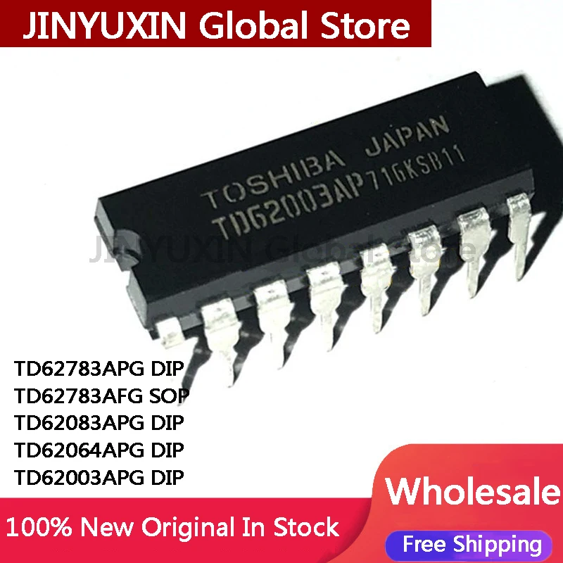10 Stück TD62783APG TD62083APG TD62064APG TD62003APG DIP18 TD62783AP TD62083AP TD62064AP TD62003AP TD62783AFG TD62783AF SOP18 Chip