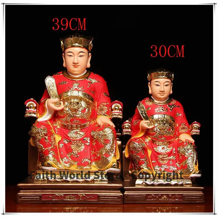 Wholesale Buddha figure Southeast Asia HOME exorcise evil spirits bring GOOD LUCK get rich ZAO SHEN ZAO WANGYE God buddha statue