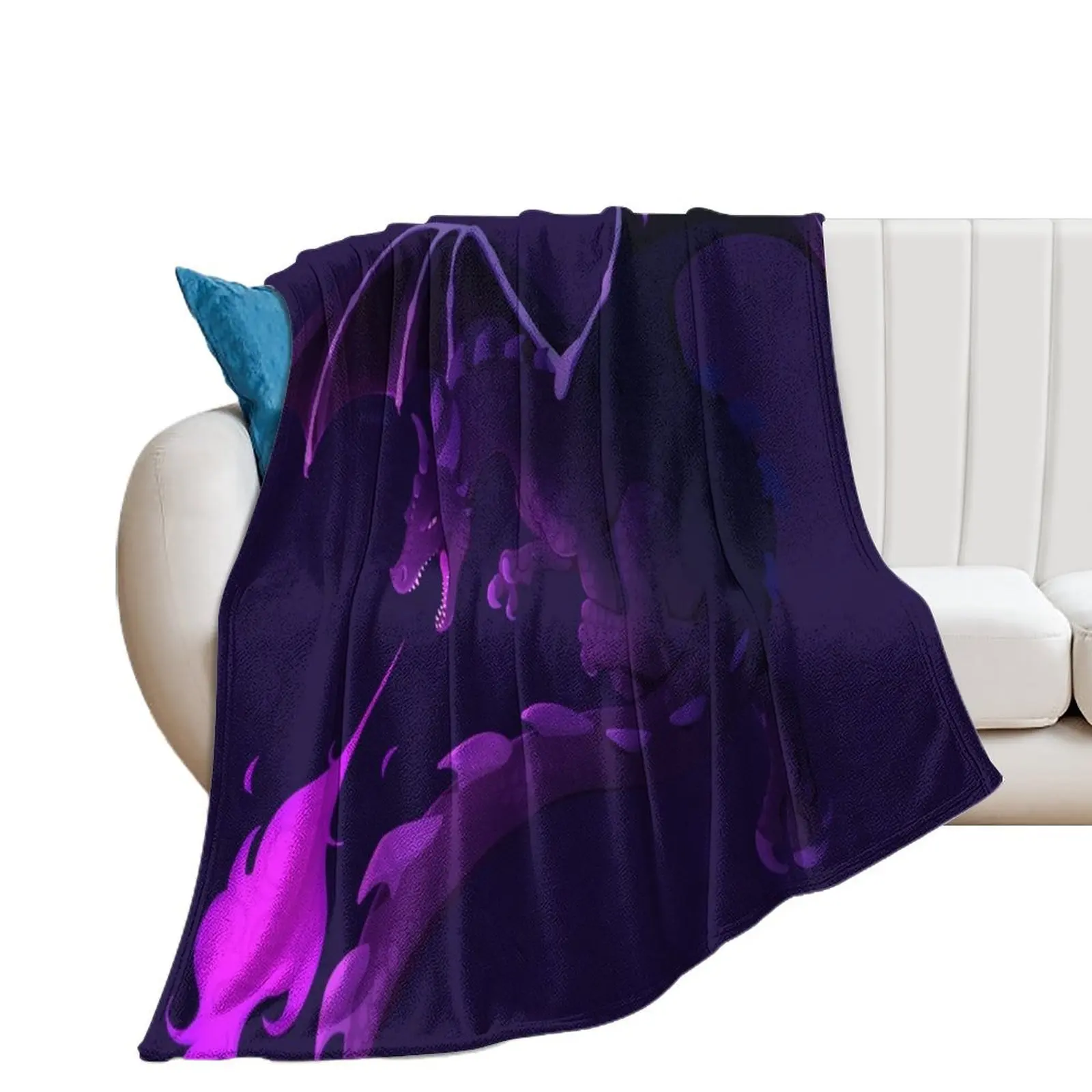 Ender Dragon Throw Blanket Bed linens Moving Luxury Blankets