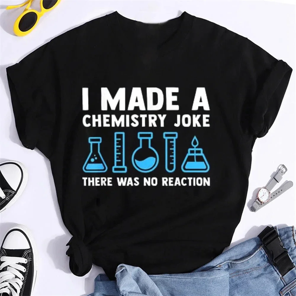 Mad Scientist Shirt Funny Science Nerd Chemistry Physics Youth Classic Normal Tops t-Shirts summer leisure Top T-Shirts Street