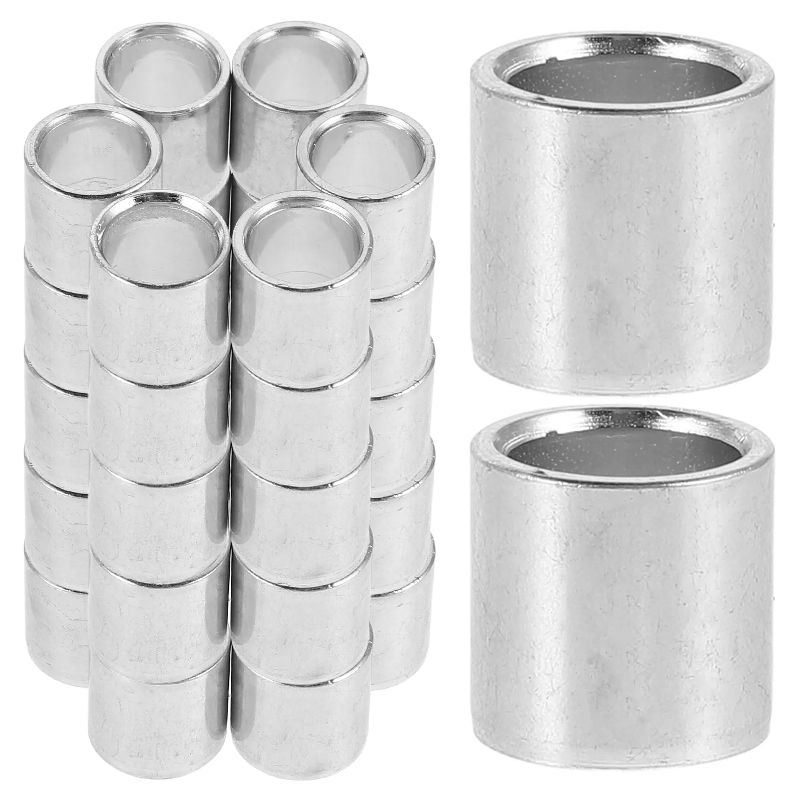 50 Pcs Roller Skates Accessories High Durability Galvanized Iron Wheel Bearings Universal Inline Skate Tools Silver Scooter