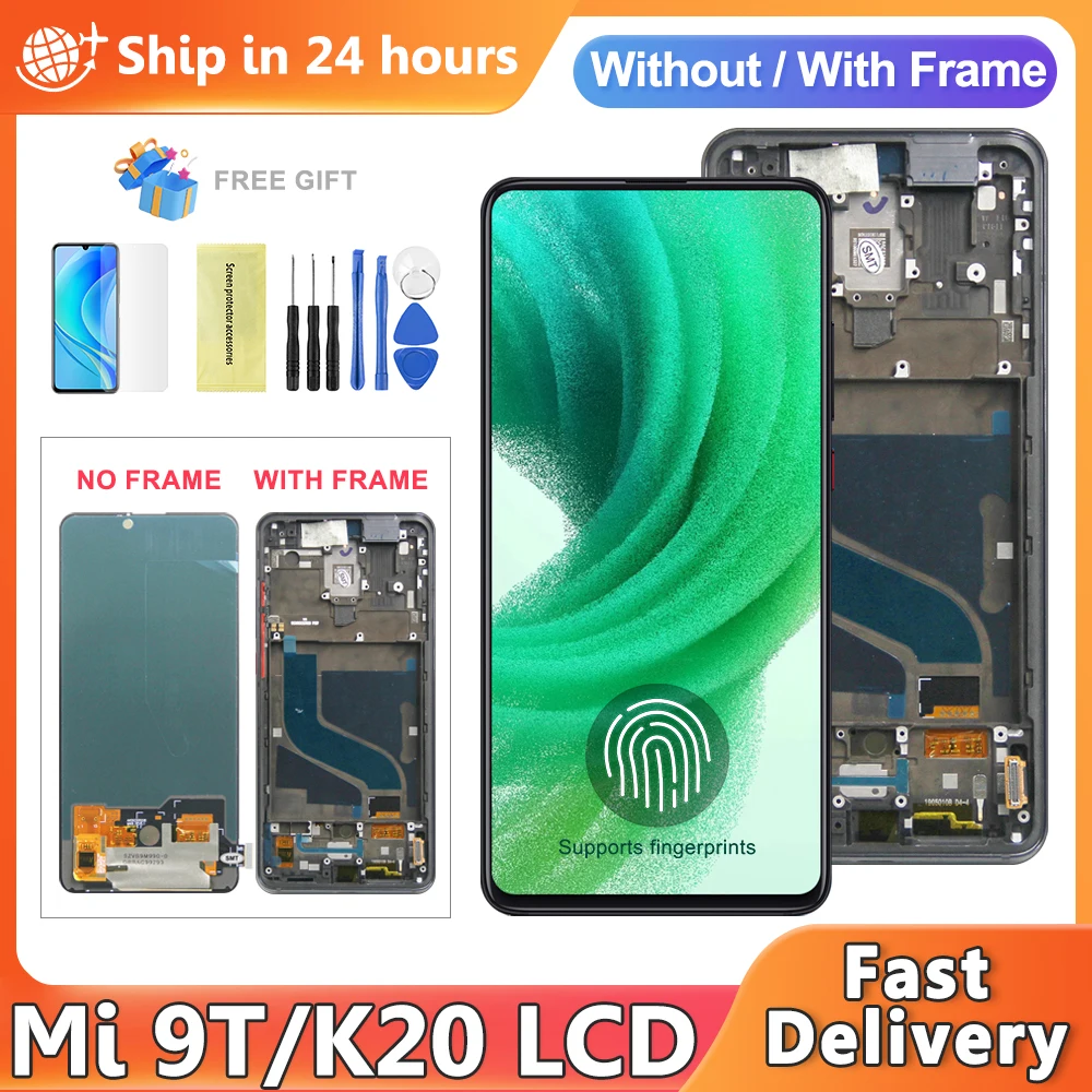 OLED For Xiaomi Mi 9T Pro / Mi 9T Lcd Display Digital Assembly Touch Screen For Redmi K20 / K20 pro Display Screen