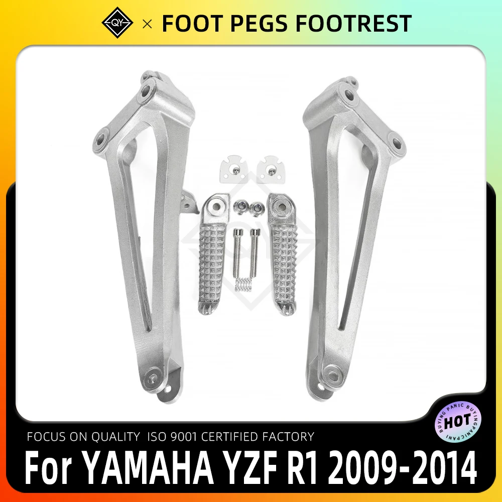 

LQYL Motorcycle Rear Passenger Footrest Foot Peg Bracket For Yamaha YZF R1 YZF-R1 2009-2014 2008 2009 2010 2012 2013 R1