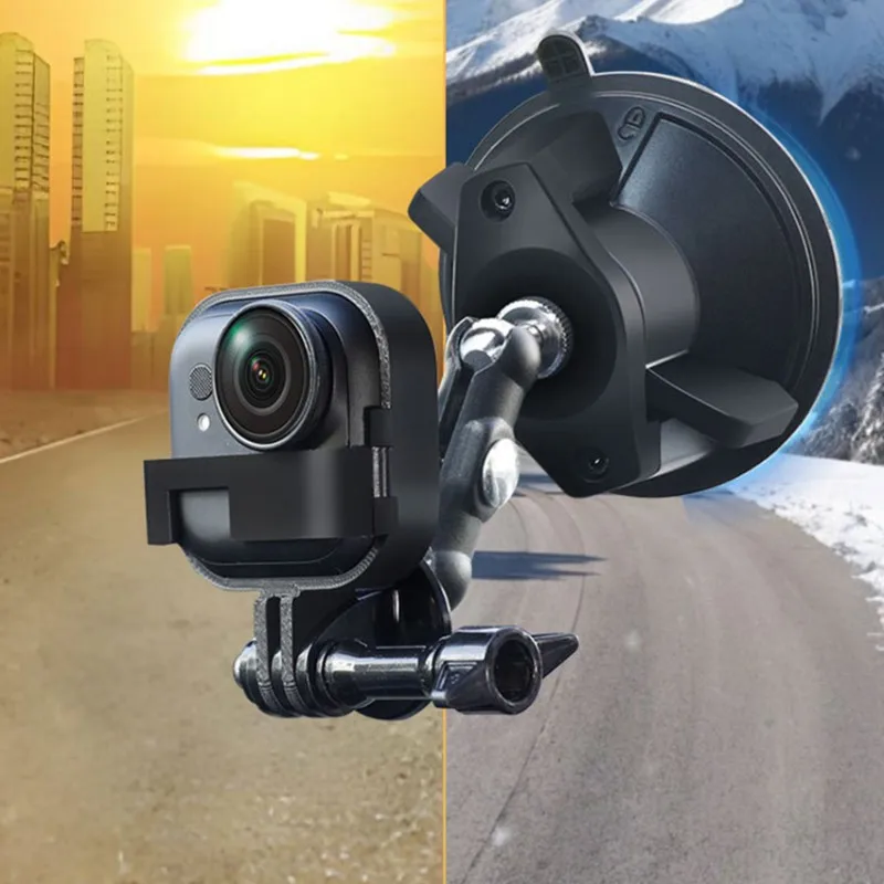 Super Deal -For Go Ultra Camera Car Suction Cup Mount-Ease Of Use Secure Holder For Vehicle Recording