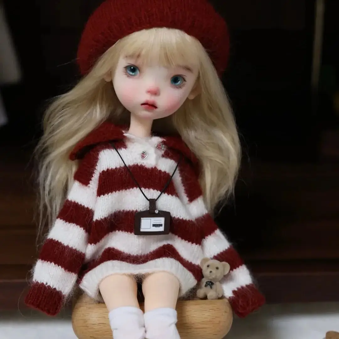 New sd 26cm BJd Doll-1/6 lamdoudou Girl Resin Model Series Toy Birthday Gift DIY Makeup