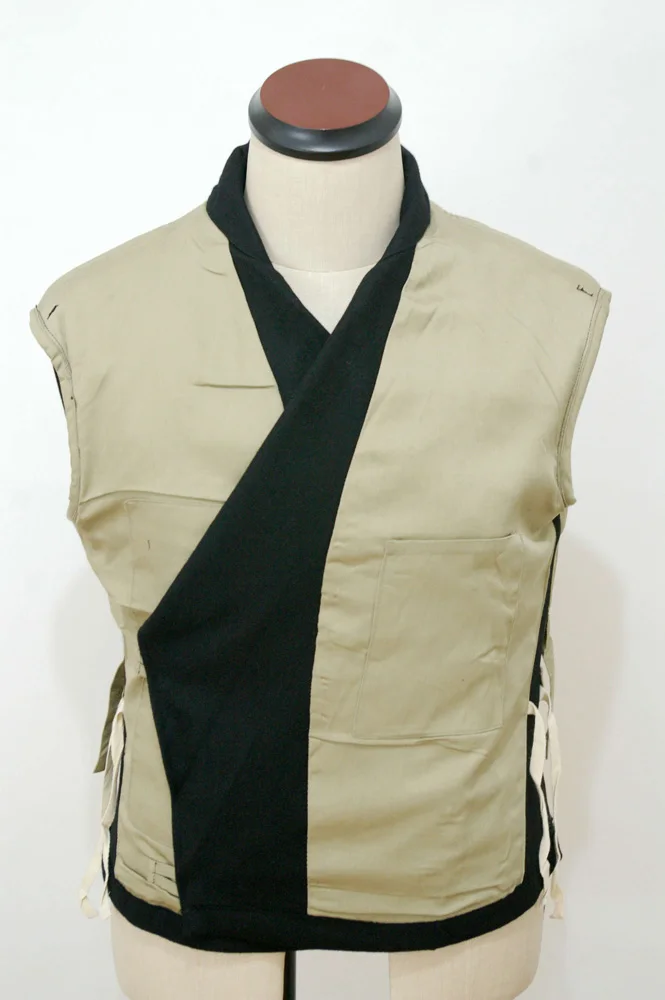 GUWC-001 WWII tedesco Heer panzer nero lana wrap/jacket