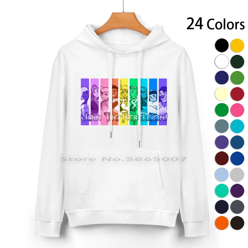 The Princess Alliance Cotton Hoodie Sweater 24 Colors Shera She Ra And The Princesses Of Power Spop Scorpia Entrapta Glimmer