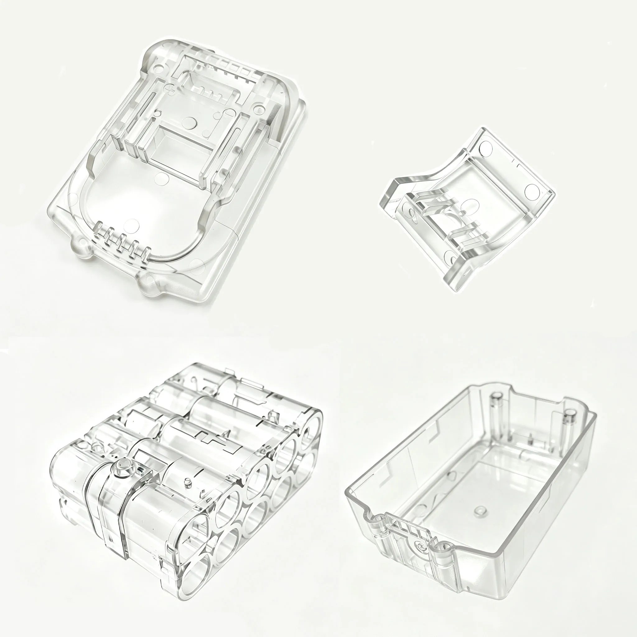 Transparentes Lithium-Batterie-Gehäuse-Kit DIY für Makita 18V Li-Ionen-Batterien BL1830 Box-Gehäuse 10 Zellen 18650 Verbindungslasche – Detail 5