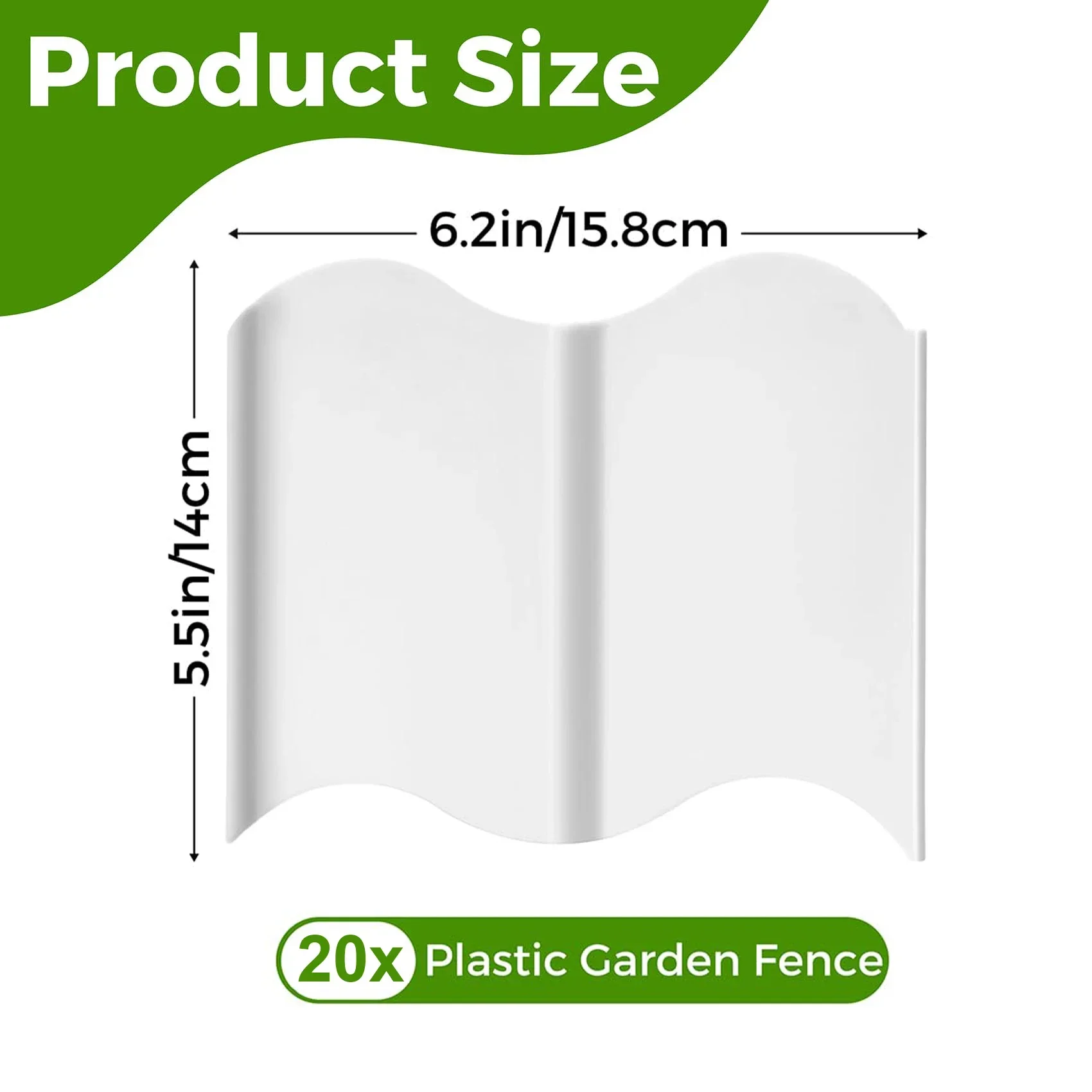 

Garden Fence Plastic Fence Outdoor Walkway Decorative Yard Free Splicing Garden Guardrail Fence Eenclosure