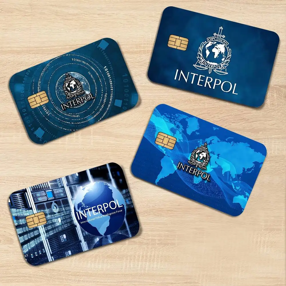 I-Interpol Anime Young Creidt Card Debit Card Sticker Film Case Front Tape for Small Big Chip No Chip