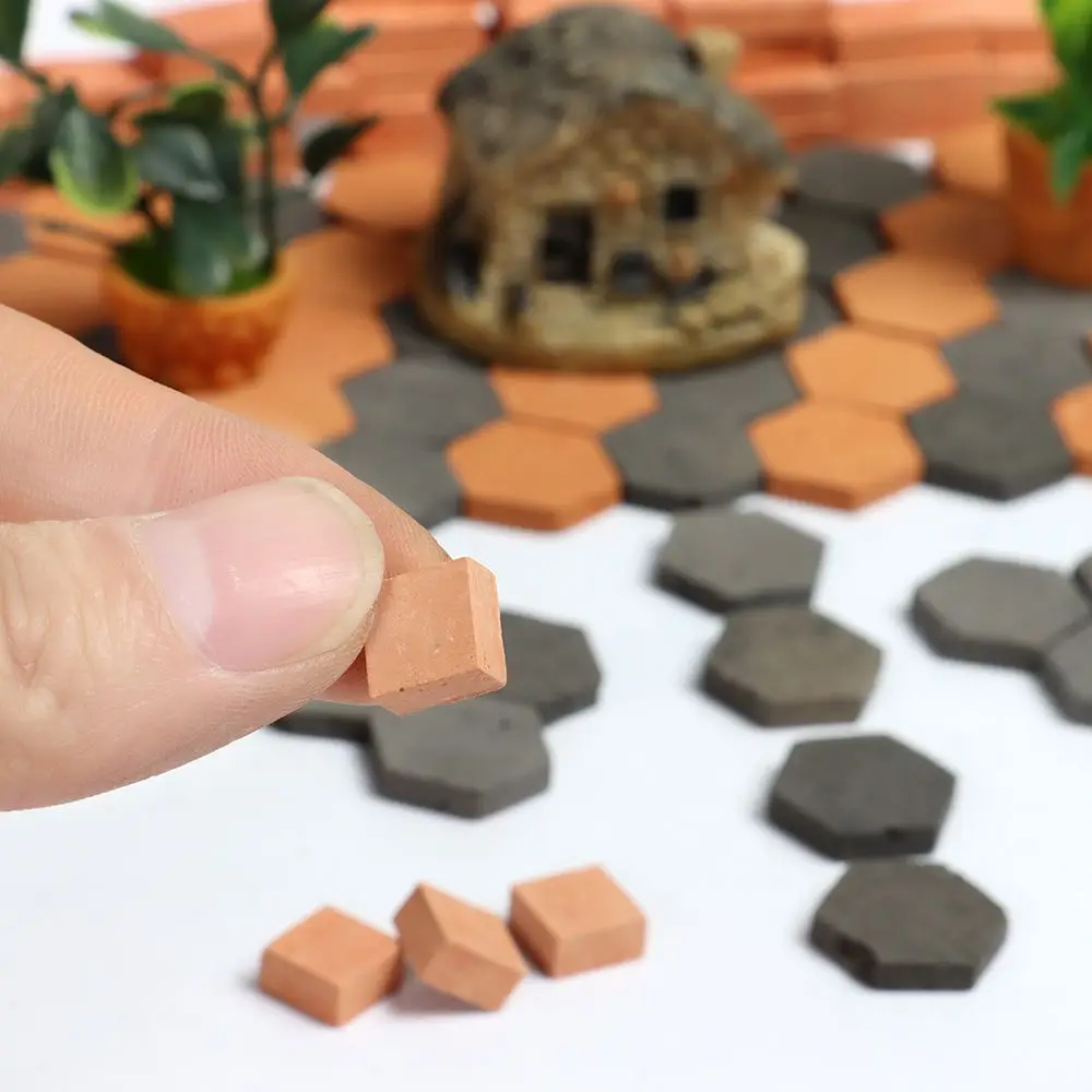 40/50/70 pièces Durable bricolage bâtiment paysage modélisation briques miniatures scène modèle accessoires Micro paysage argile Watts