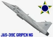 JAS-39E Gripen NG Brazilian Air Force Men T-Shirt Summer Short Sleeve Casual O-Neck Shirt Mens