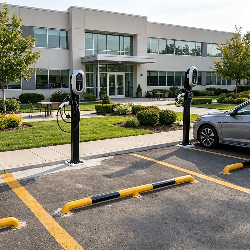 35kW Light Duty Level 3 DCFC Charger CCS1 NACS Private Commercial Parking EV Charging Equipment