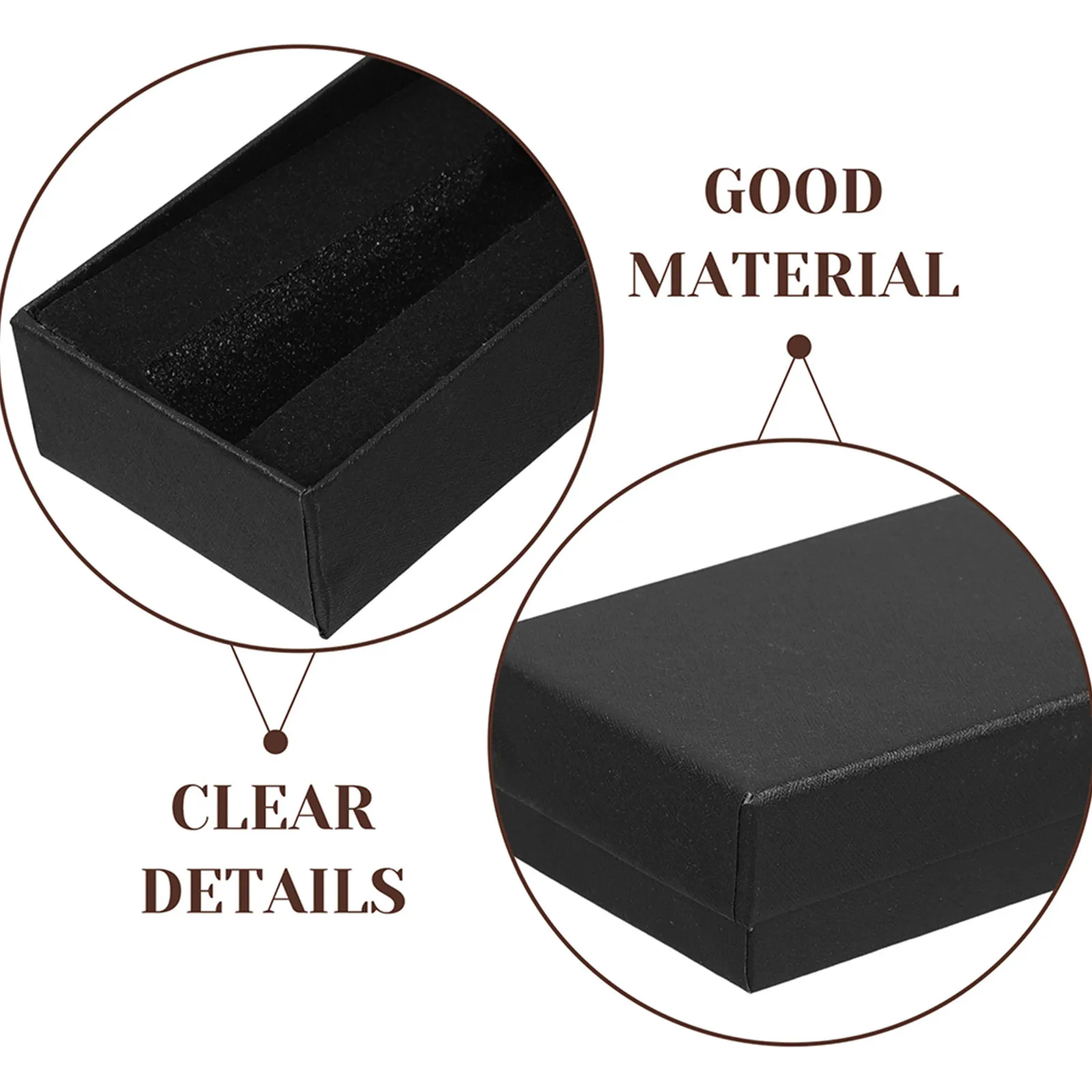 8Pcs Mens Watch Case Matte Black Small Portable Watch Storage Display Box Organizer Gift Watches Holder Organizer for Men