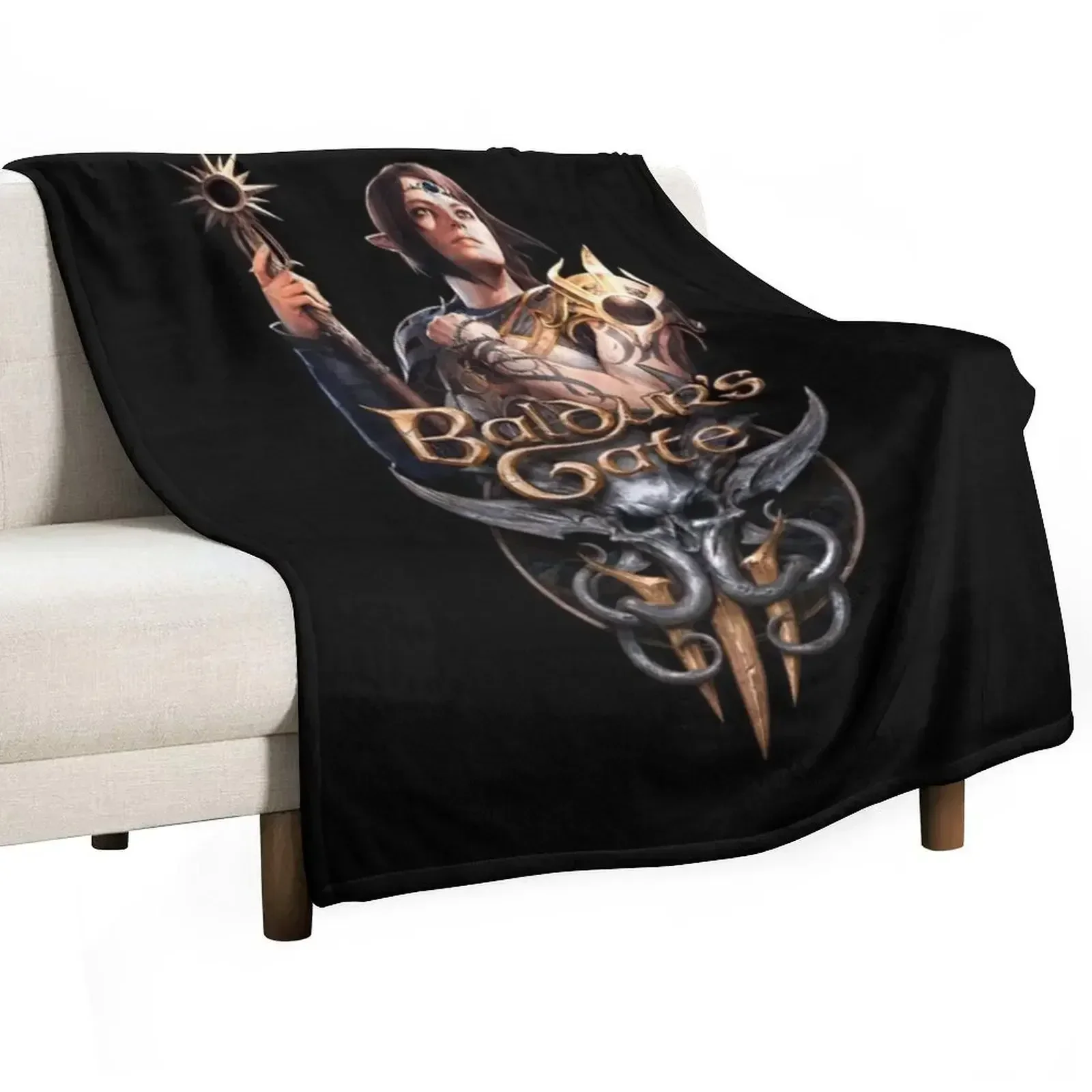 Baldurs Gate 3 Shadowheart - Baldurs Gate Throw Blanket Winter beds Luxury St Personalized Gift decorative Blankets