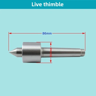 2 Pack Thimble Drill Center Reitstock Zentrum für Mini Drechselbank