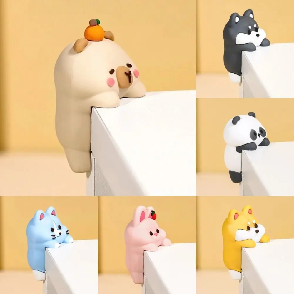 

2pcs Silicone Desk Corner Protectors Cartoon Animals Anti-collision Baby Safety Protector Soft Easy to Install