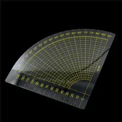 Transparant Acryl Sector Patchwork Liniaal Snijden Liniaal Meten, Tekening Gereedschap Diy Naaien En Quilten
