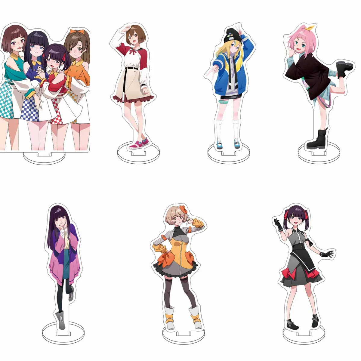 

15CM Anime Yoru no Kurage wa Oyogenai Keychain Model Cosplay Charm Characters Ornament Accessories Goods Collection Gifts