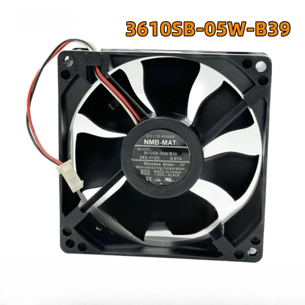 

3610SB-05W-B39 Server Fan for NMB NMB-MAT Agilent G3170-60565 Cooling Fan DC24V 0.07A 90x90x25mm 3 Wire