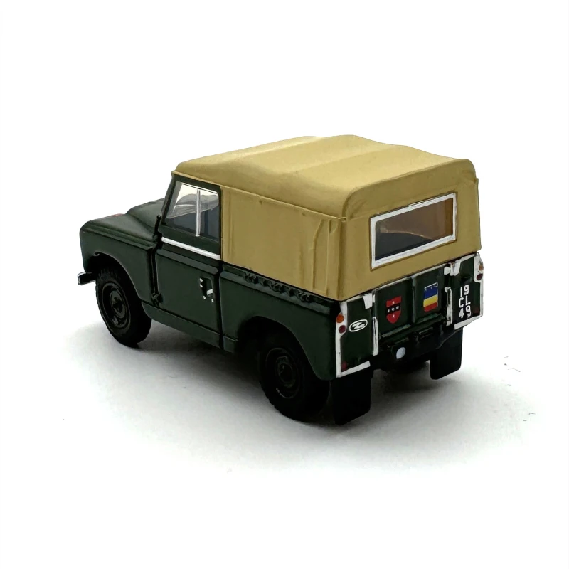 1:76 Scale Diecast Alloy Land Rover II Military Off Road Vehicle 1948 Toys Car Model Classics Adult Gift Souvenir Static Display