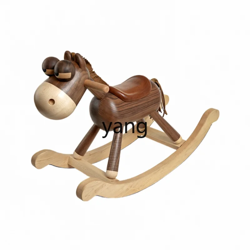 Yjq Light Luxury Cute Trojan Furniture Original Design Retro Personality Solid Wood Ornaments