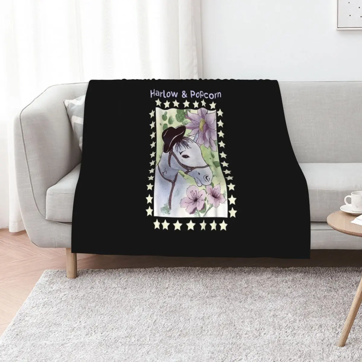 Harlow And Popcorn Throw Blanket Softest Winter beds Baby Sleeping Bag Soft Big Luxury Throw Blankets