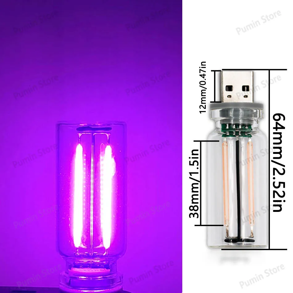 USB светодиодный светильник DC5V с сенсорным затемнением, ночник, шариковая лампа, источник света, портативное освещение, Plug and Play, ночник,