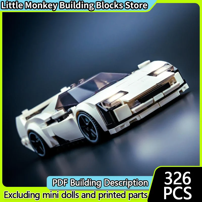 

Модель гоночного автомобиля MOC, конструктор из строительных блоков SC40, высококлассный спортивный автомобиль, модульная технология, детские праздничные подарки, игрушки для сборки, набор