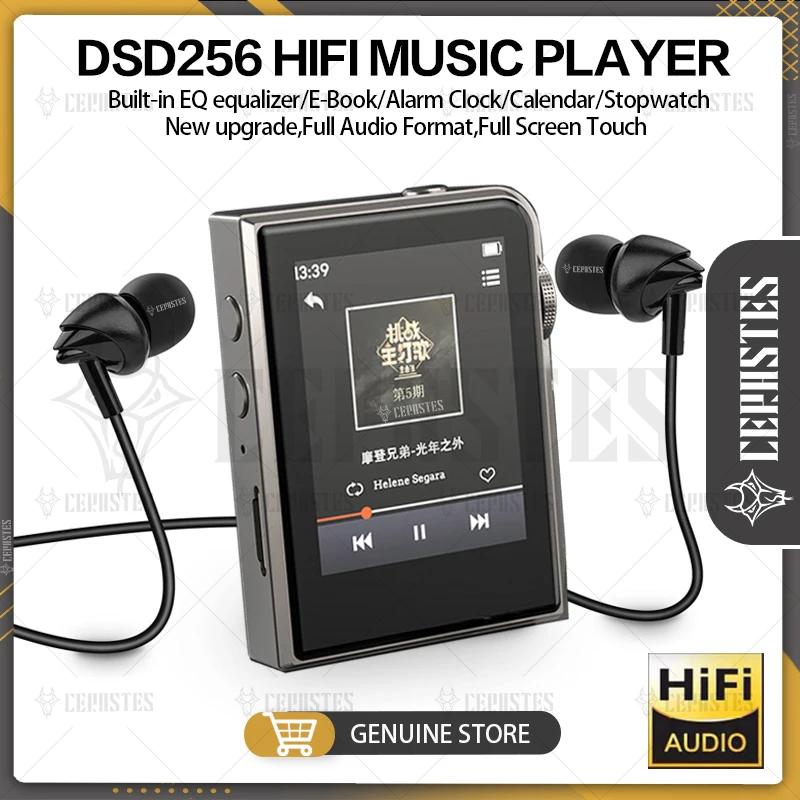 

2023 NEW HiFi Music MP3 Player Portable Hi-Res Digital Audio Music Player DSD256 Lossless Sport Metal Walkman With EQ Equalizer