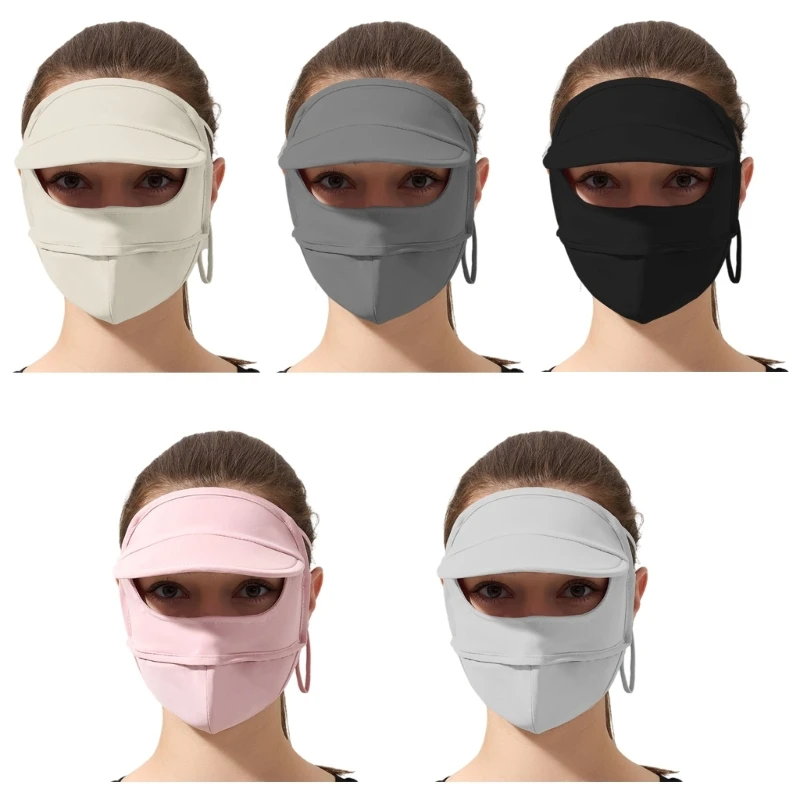 Y5GC Fishing Cycling Sports Face Cover Breathable Thin Ear Type Reusable Respirator for Outdoor Use