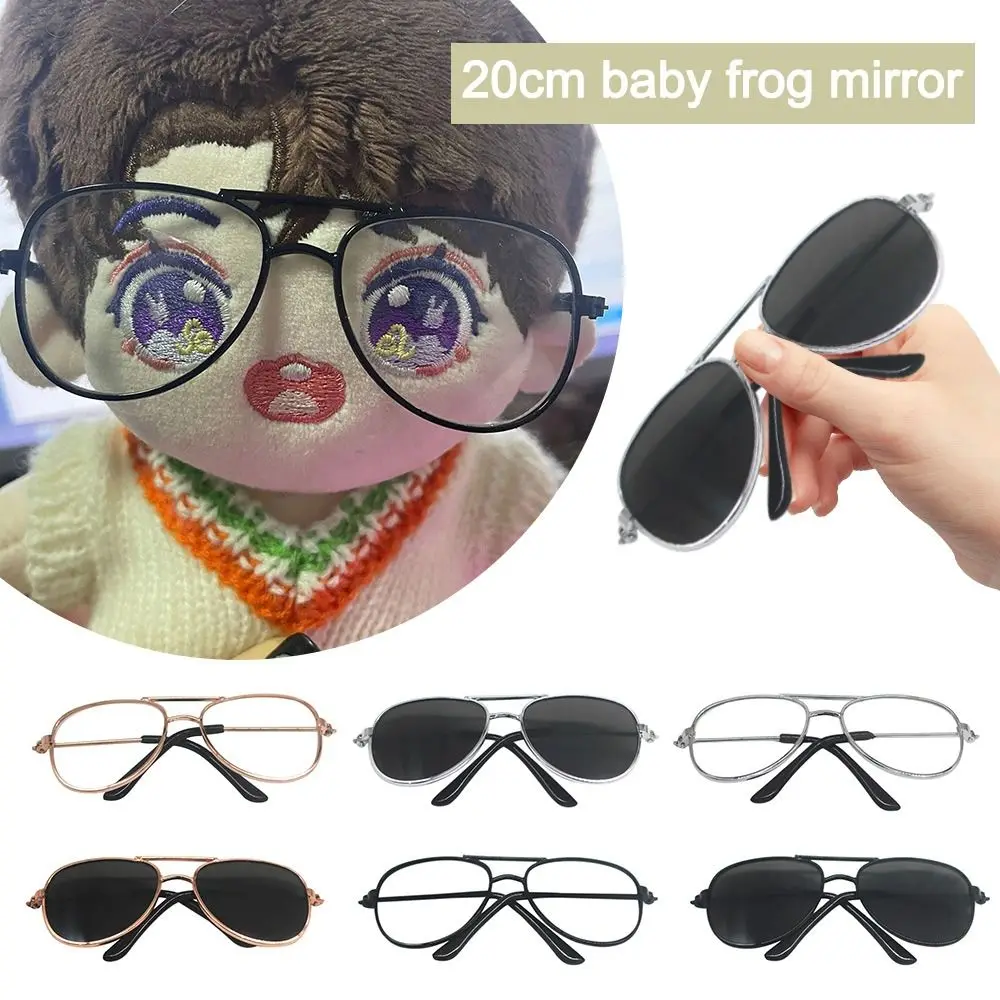 

Fashion Metal Doll Glasses Square Frame Photo Prop Doll Eyeglasses Pets Glasses Dolls