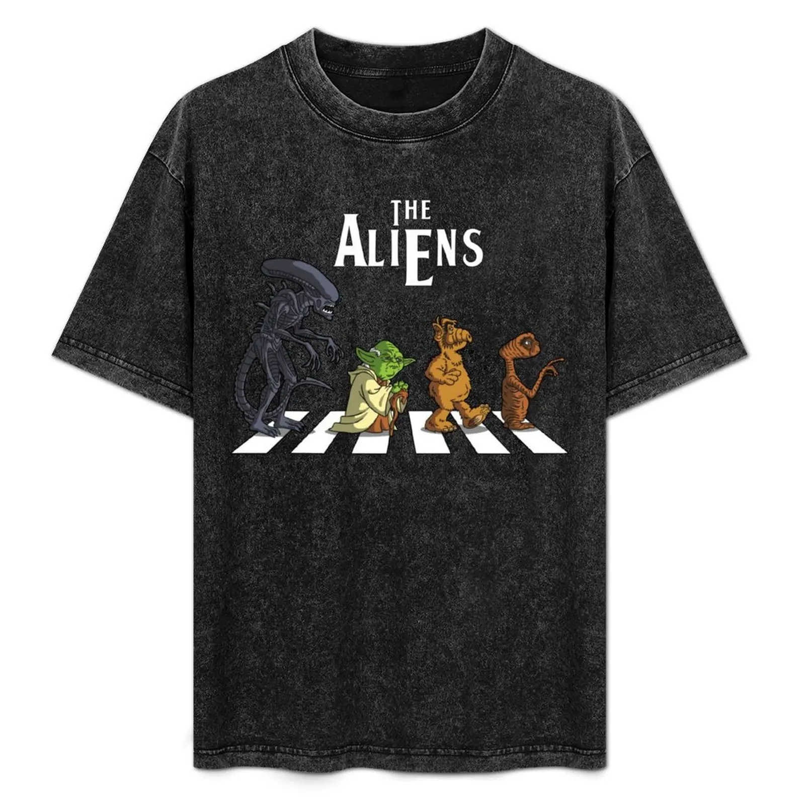 

The Aliens Road Crossing Abbey Road T-Shirt Soft Durable Cotton T-Shirt