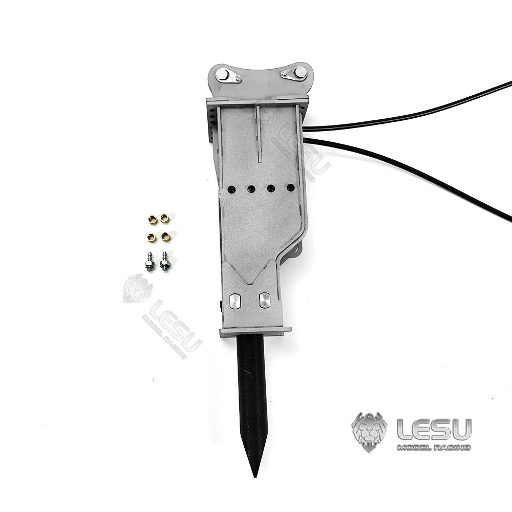 RC 1/14 LESU Metal Hammer for Tamiya Hydraulic Excavator Loader Dump Truck for SCANIA MAN VOLVO Trailer Tipper DIY Parts