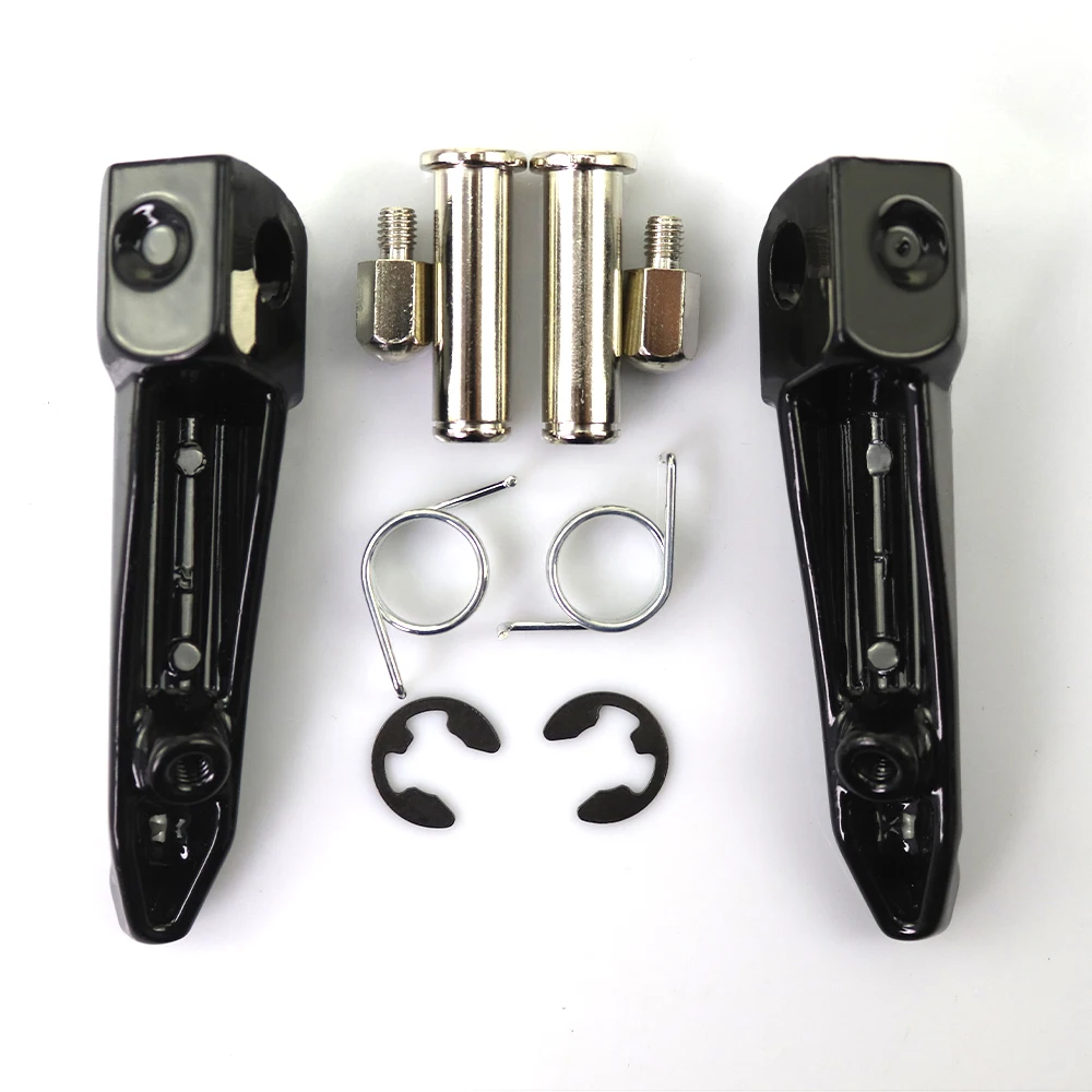 Motorcycle Front Footrests Foot Rests Pegs For Kawasaki NINJA 250R EX250 650R EX650 ER6F ER-6N ZX6R ZX9R ZX10R ZX12R Z750 Z1000