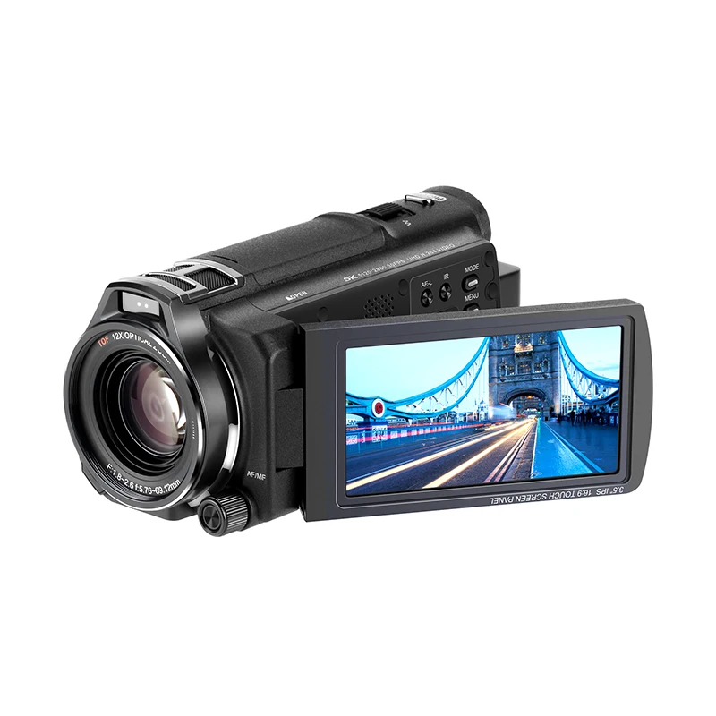 ORDRO XV80 Live Streaming Camera 4K 12X Optical Zoom Digital Camcorder Vlog Videos  Photograph Camara