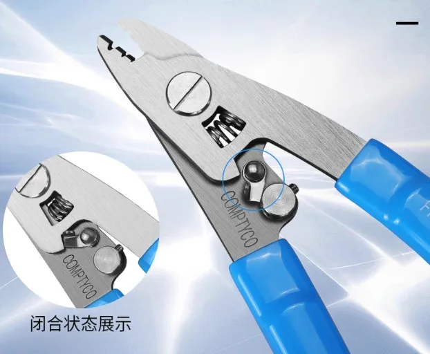 VCFS-30 Stainless Steel Three-port Fiber Stripping Pliers Stainless Steel Fiber Nomiller Pliers VCFS-30 Three Jaw Tongs