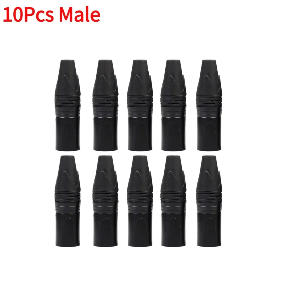 30-10PCS 3Pin XLR Adapter Man Vrouw Socket XLR Luchtvaart Connector Laskop Microfoon Kabel Connector Soldeer plug Adapter