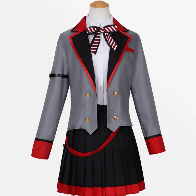 Proyecto de juego Sekai colorido escenario Leo necesita disfraz de Cosplay Mochizuki Honami Tenma Saki Hinomori Shiho mujeres adultas JK traje de falda