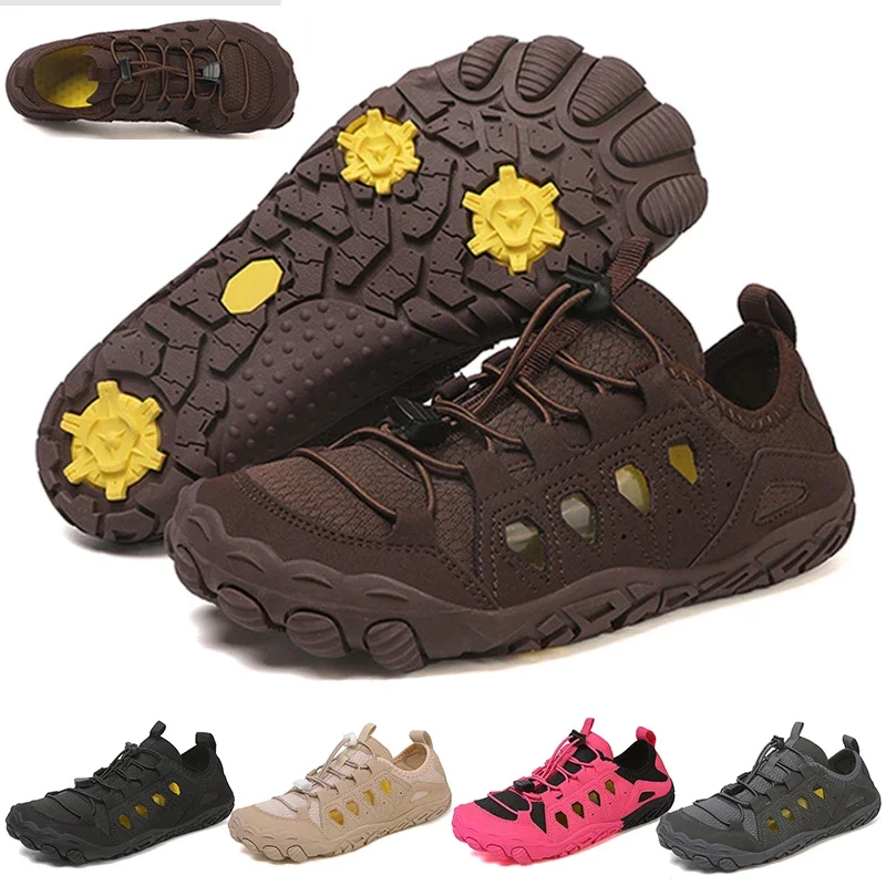 

New Couple Barefoot Water Shoes Beach Wide Toe Quick-Dry Aqua Sneakers Men Swimming Aqua Sports Shoes Fitness Trainning Sneakers